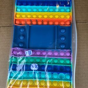 2 Colorful Bubble Pop Fidget Toy Game